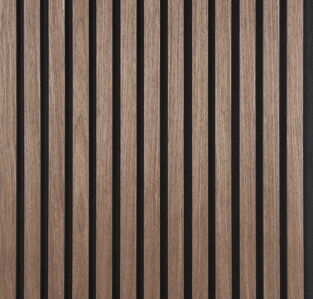 Acoustic Wood Panels 244x52 cm Harmony Max - Walnut - HomeHarmony.eu