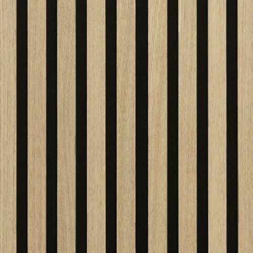 Acoustic Wood Panels 244x60 cm Harmony Basic - Ash - HomeHarmony.eu